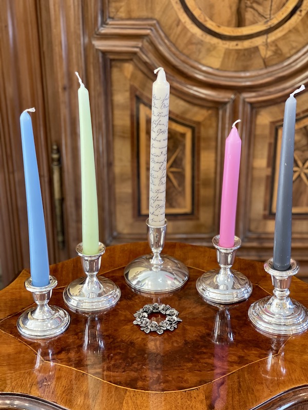Kerzenleuchter aus Silber